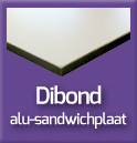 Dibond - aluminium sandwichpaneel - verschillende diktes