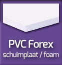 PVC Forex - schuimplaat, foambord (verschillende diktes)